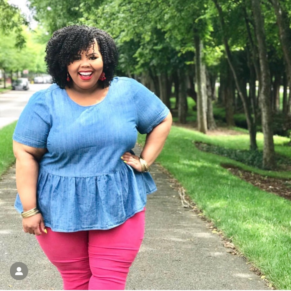 Lane Bryant Peplum Top